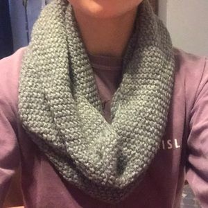 Soft grey infinity scarf!